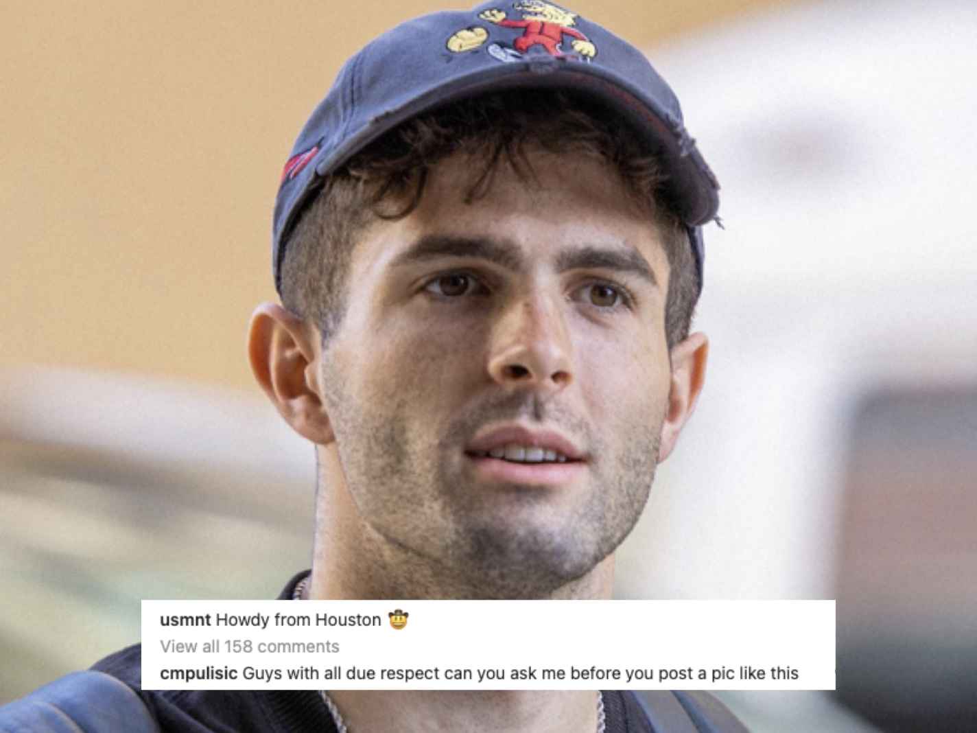 Christian Pulisic complains about USMNT posting his photo on Instagram