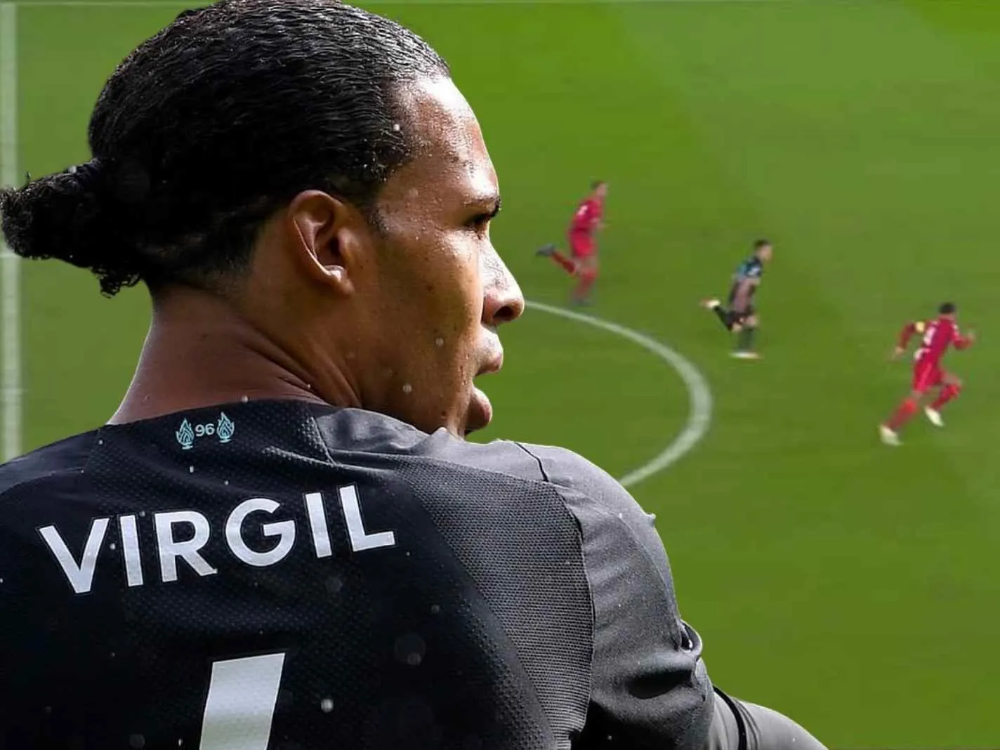 Liverpool fans loved the moment when Lautaro Martinez gave up on a 1v1 duel as soon as he saw Virgil van Dijk