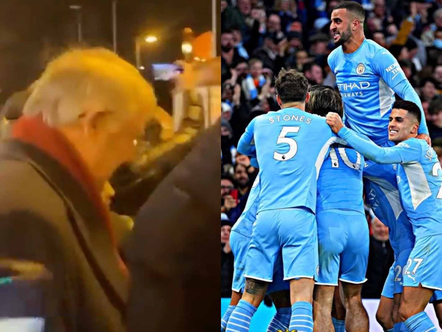Man City fan spotted harassing SAF after Demolition Derby in Manchester