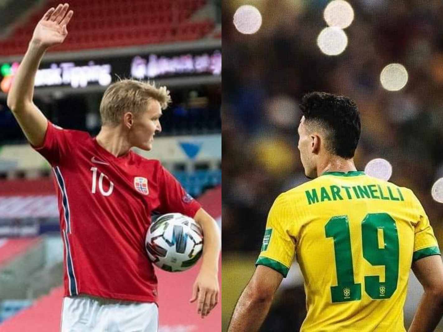 Martin Odegaard and Gabriel Martinelli - Both Arsenal players showed some flair for their national teams