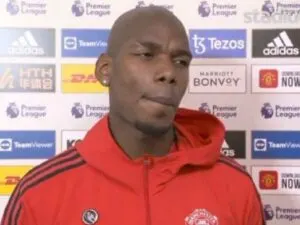 Paul Pogba shows his new bald look