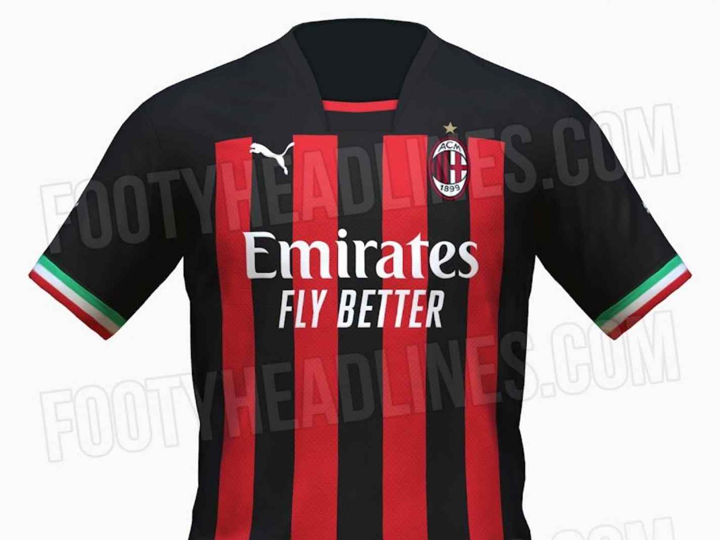 Leaks show AC Milan 2022/23 home kit to feature catchy new sleeve pattern