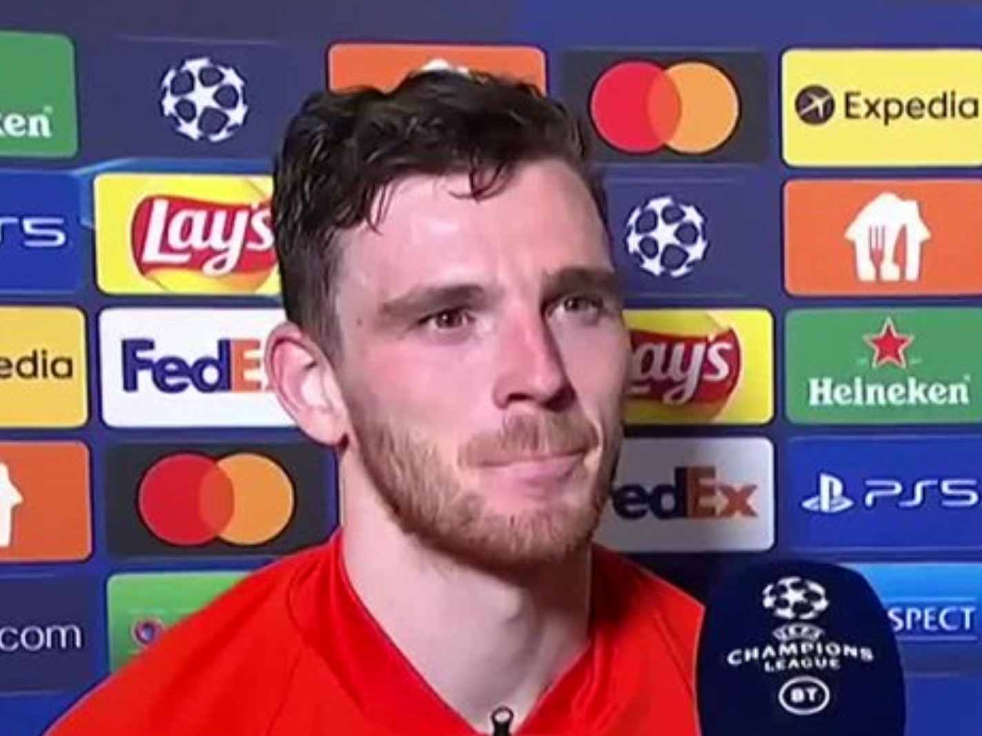Why Andy Robertson relished Benfica fans throwing lighters at him