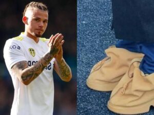 Kalvin Phillips baffles fans with choice of footwear. Here's how much it costs