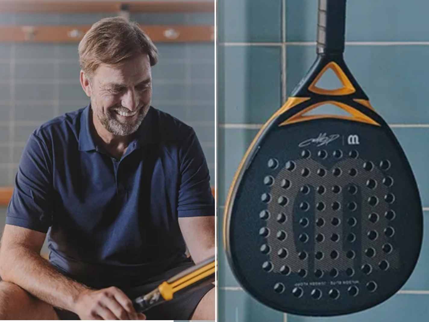 Jurgen Klopp joins forces with Wilson to promote new Padel racket range