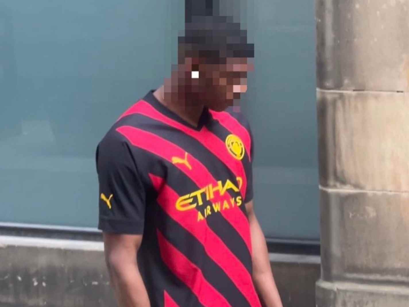 Manchester City away kit for 2022/23 season spotted out in public