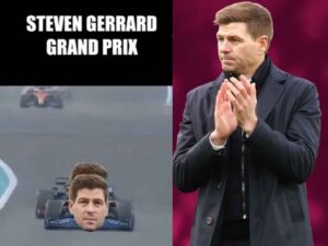 Steven Gerrard and F1 mashup