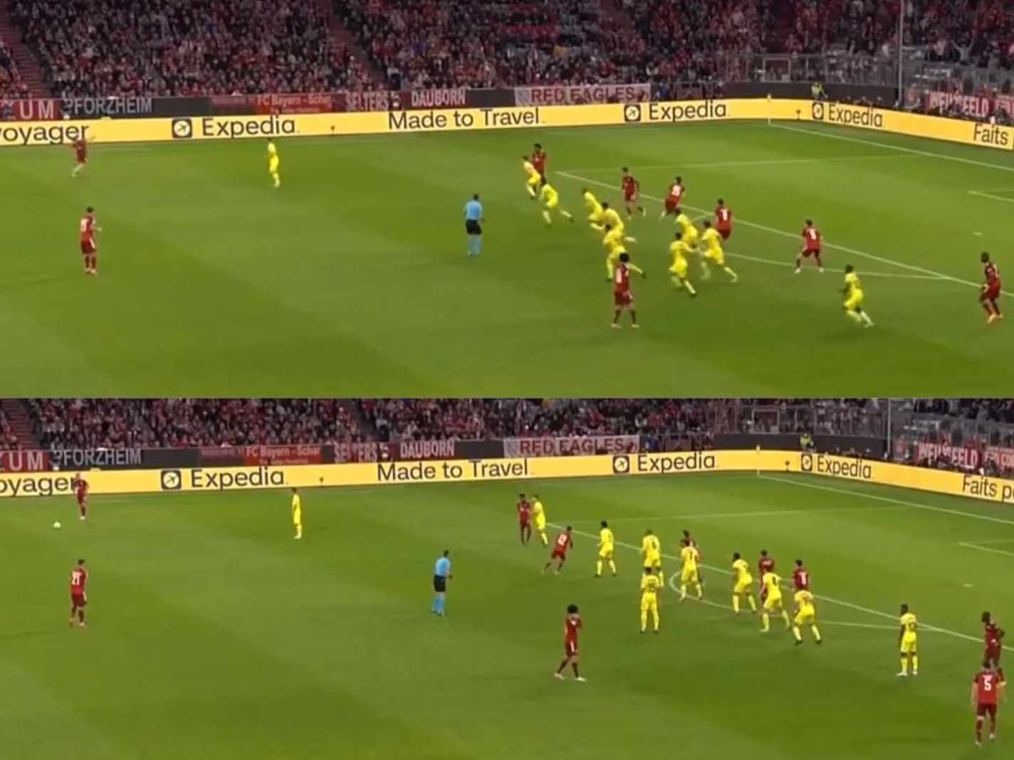 The Offside Trap From Villarreal Against Bayern That Got Everyone Talking