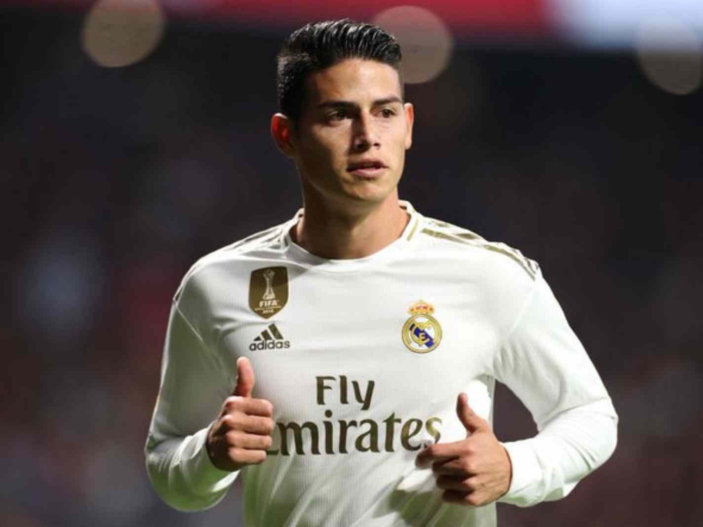 In this image - James Rodriguez during his Real Madrid days.