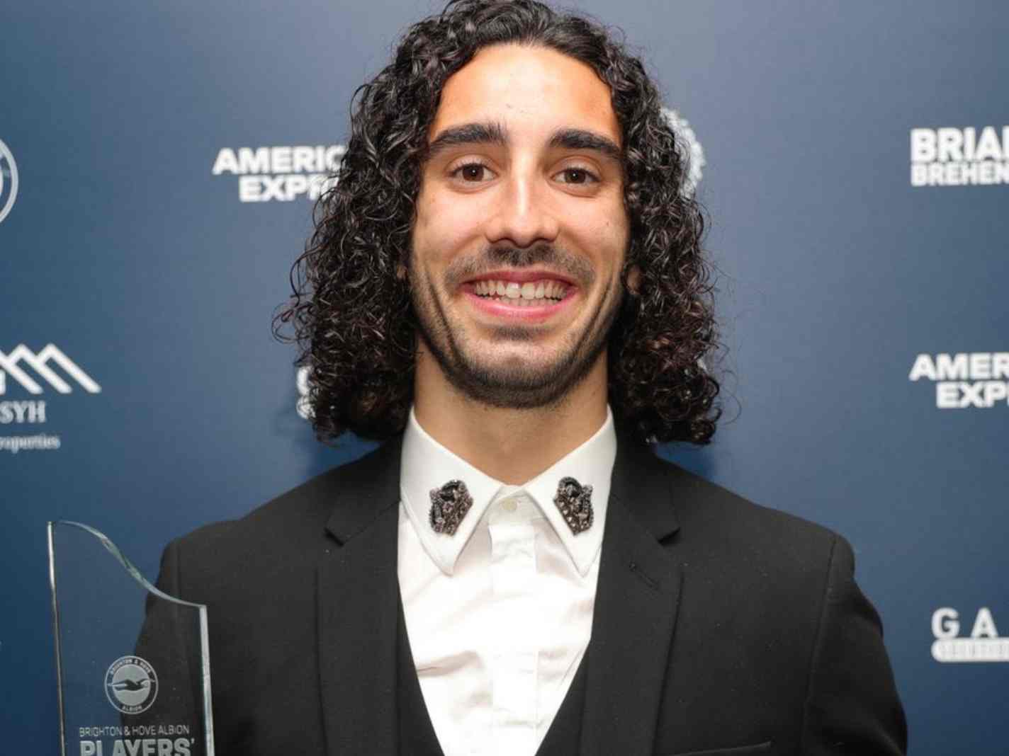Marc Cucurella wins hearts with hilarious reaction to winning Brighton POTY award