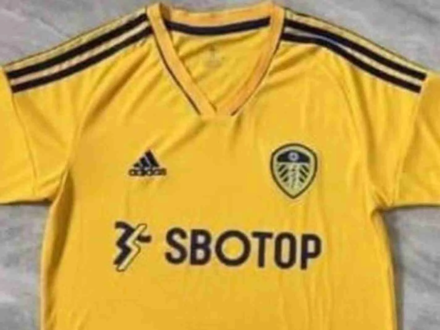 The possible yellow away kit Leeds United are set to wear next season