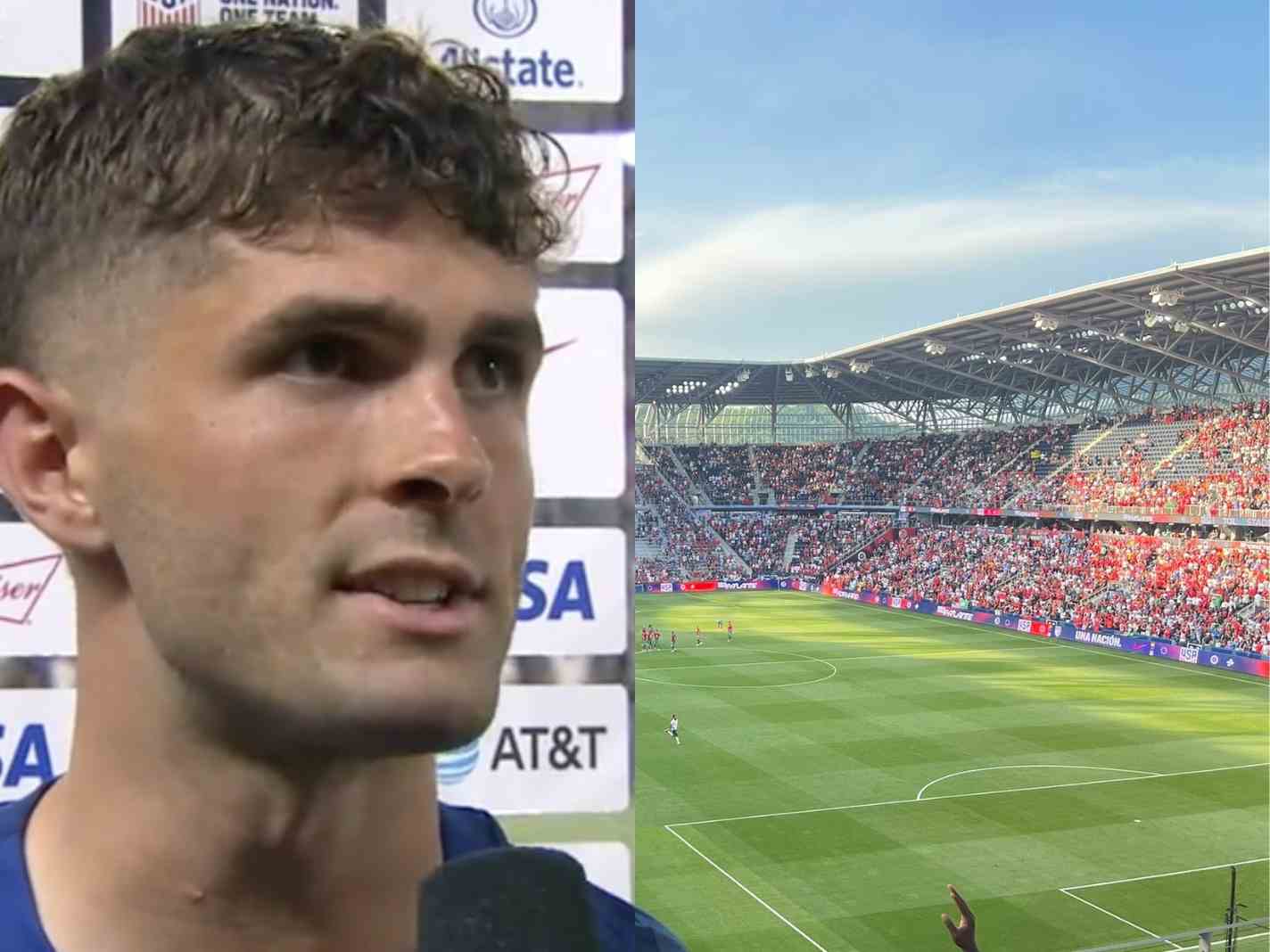 Christian Pulisic blamed USMNT fans for low turnout at the TQL Stadium