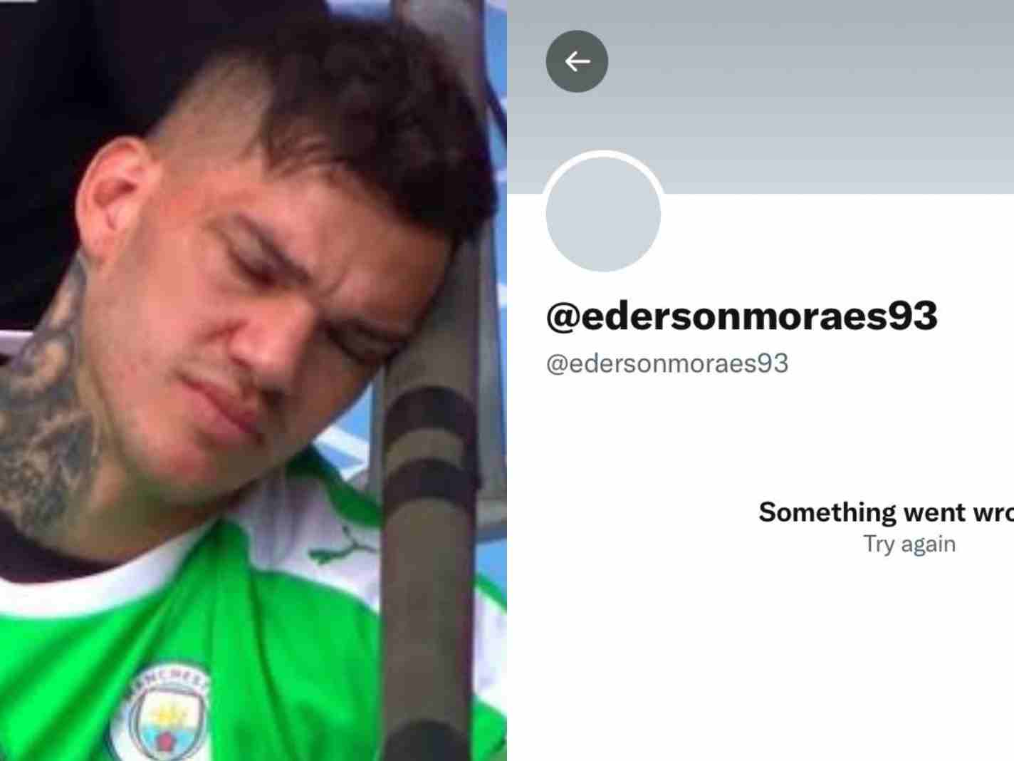 Ederson deactivated Twitter amid Man City fans criticism