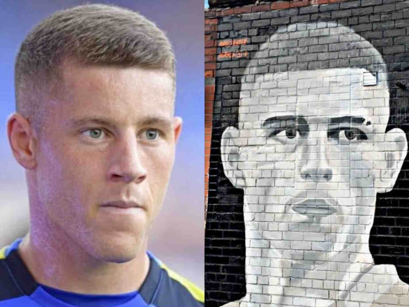 Fans point out new Phil Foden Mural looks like Ross Barkley instead of him