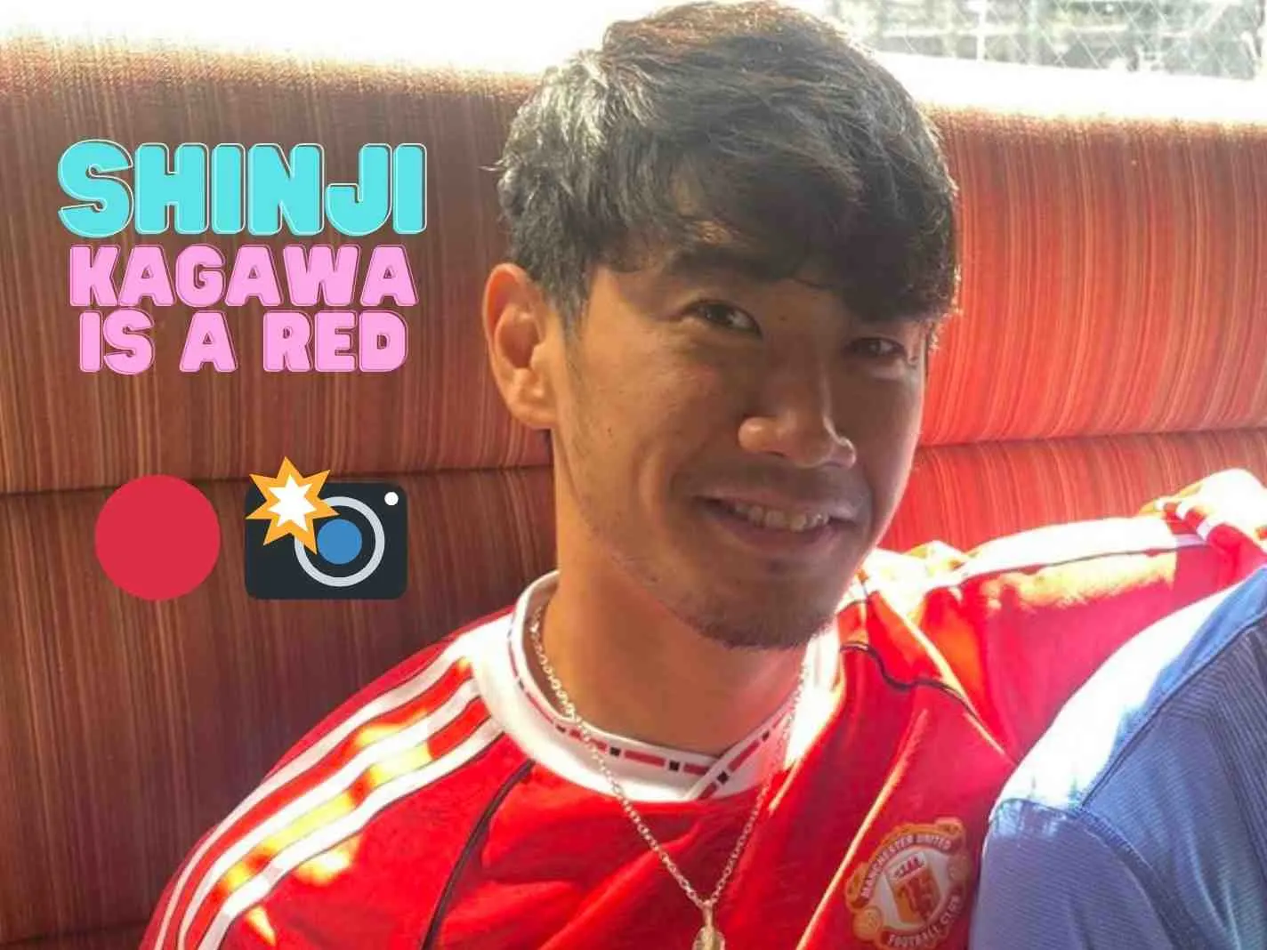 Former player Shinji Kagawa shows love for Manchester United by rocking retro kit