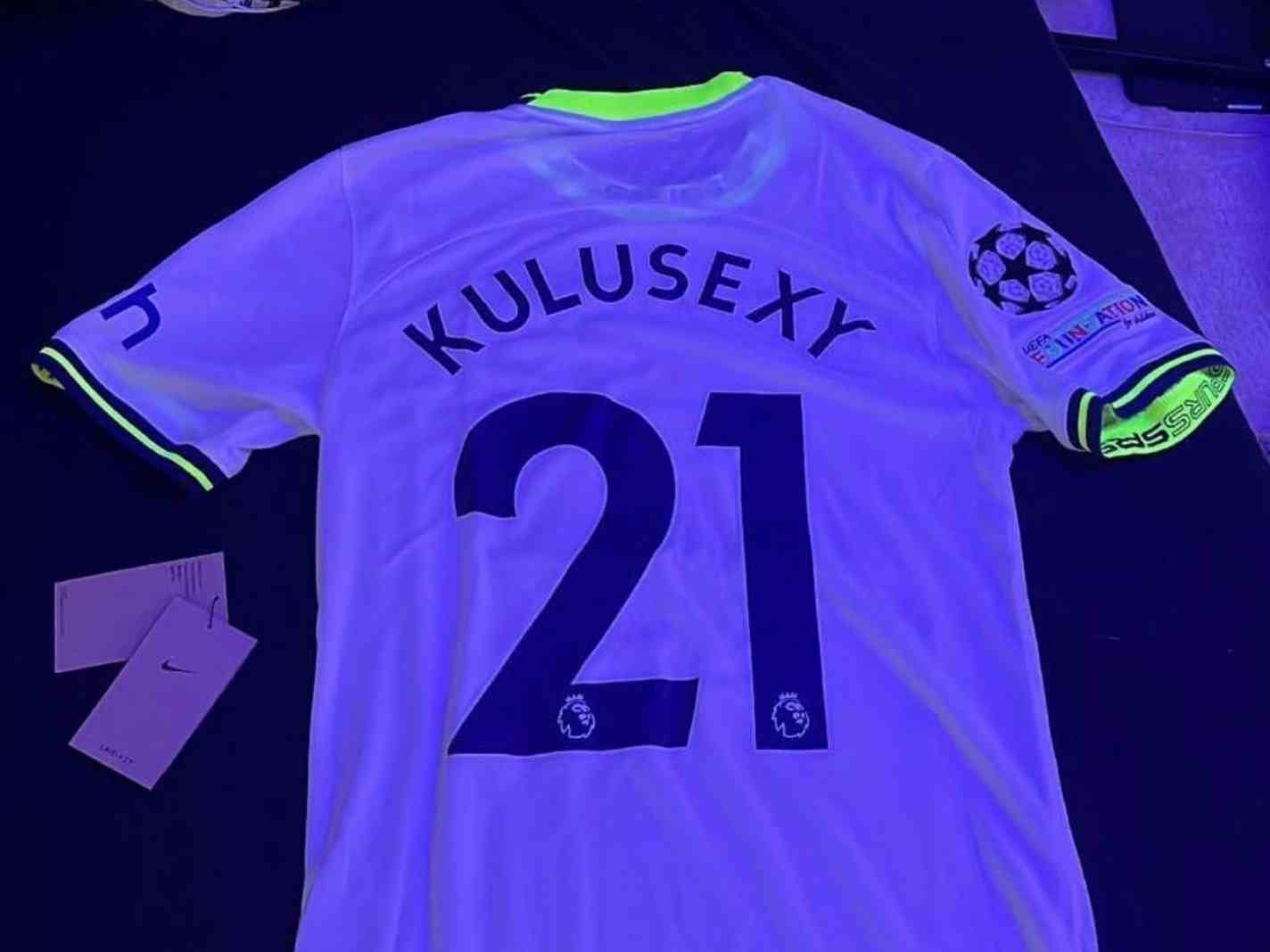 Why you might start seeing Tottenham Hotspur kits with ‘Kulusexy’ all over