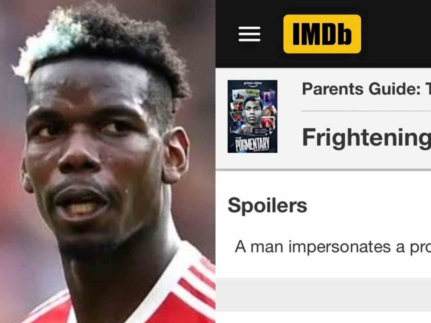 IMDB pulls parental warnings for Paul Pogba documentary