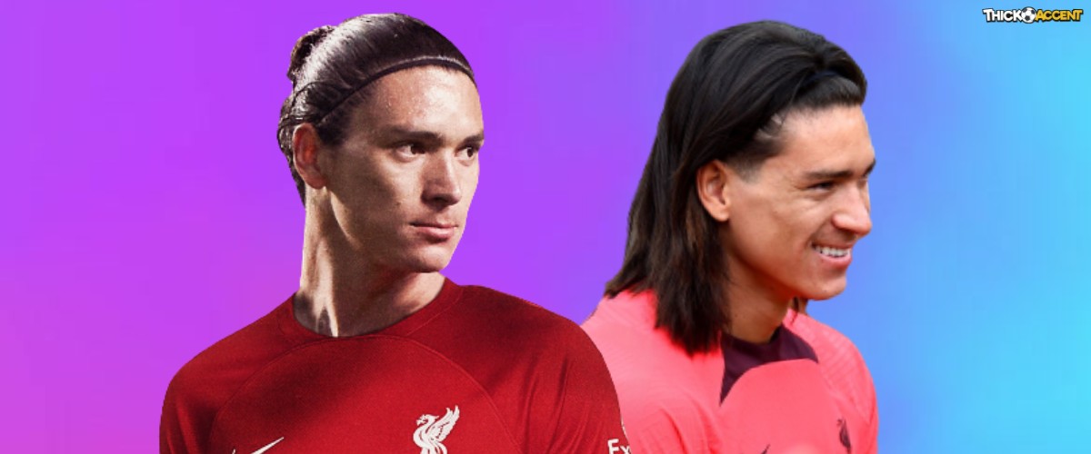 Liverpool Striker Darwin Nunez Looks Wildly Different with His Hair Down