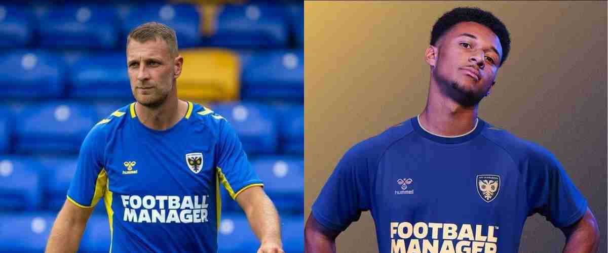 AFC Wimbledon Commit Kit Crime with Matching Home and Away Shirts