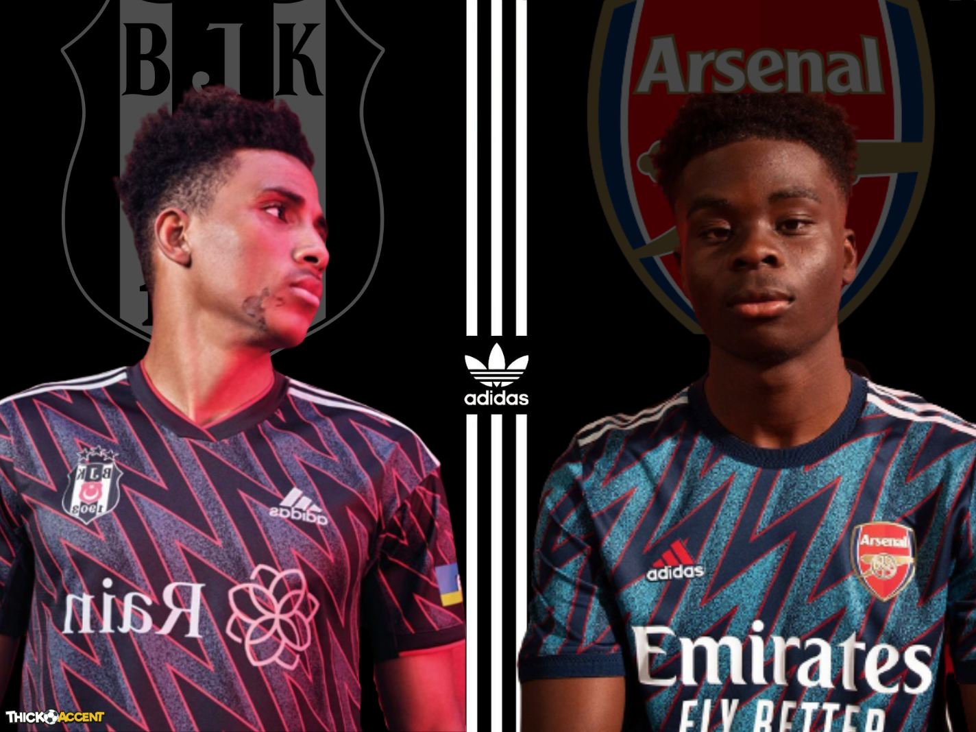 Adidas face backlash from Besiktas and Arsenal fans for new kit