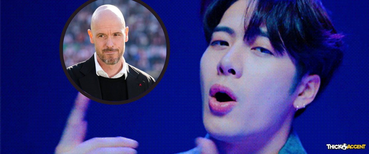 Moment Chinese K-Pop Idol Jackson Wang Comes to Erik Ten Hag’s Rescue