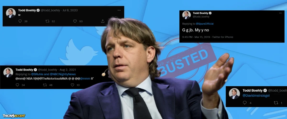 Chelsea fans uncover Todd Boehly's old Twitter account and learn he might be a Spurs fan