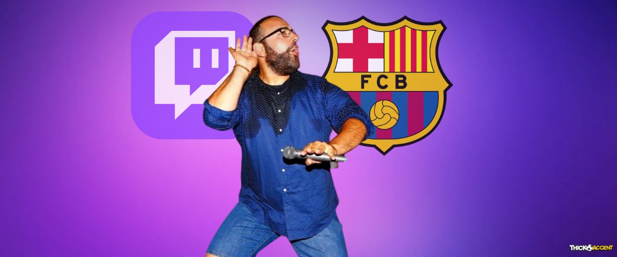 Who is the Twitch streamer that breaks transfer news for FC Barcelona?