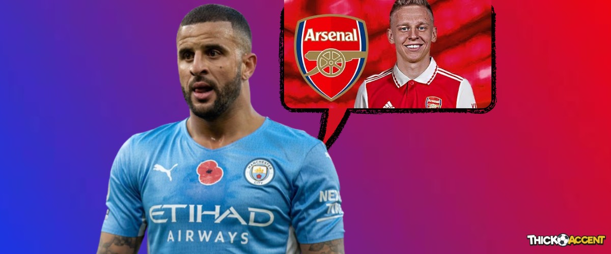 The One Aspect Where Kyle Walker Rates Arsenal-bound Zinchenko Higher Than KDB
