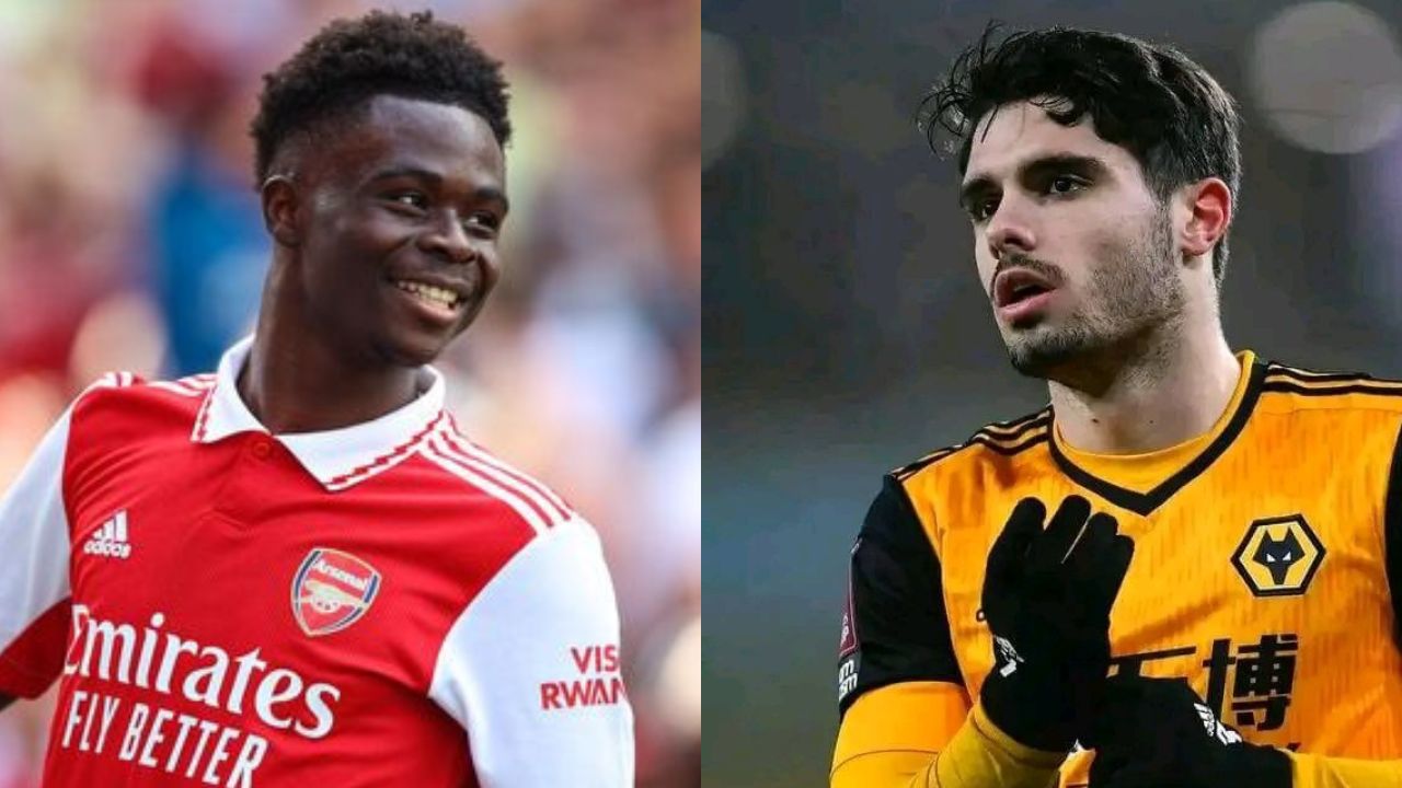 Arsenal-Linked Pedro Neto Caught Liking Bukayo Saka Slander