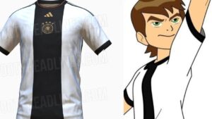 Leaked Germany home kit for Qatar World Cup is giving fans serious Ben 10 vibes