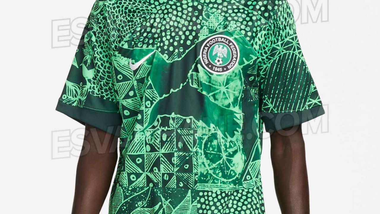 Looks Like Covid: Nike Designs Chaotic New Home Kit For Nigeria