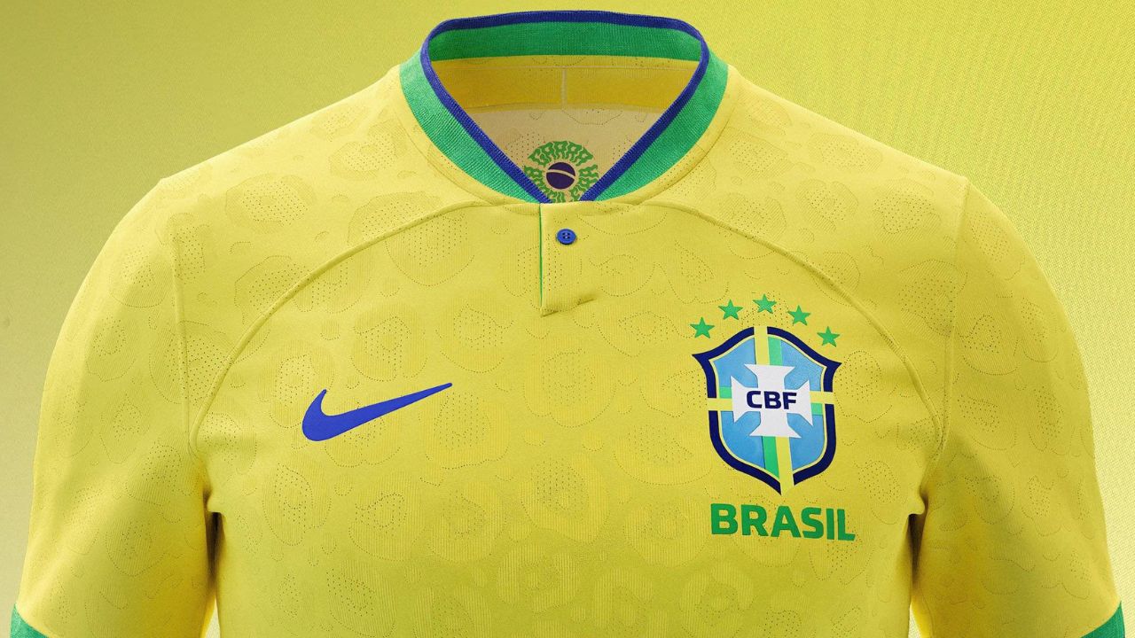 Brazil home kit for 2022 World CUp