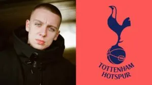 Rapper Aitch started a ‘we hate Tottenham’ chant at his gig.