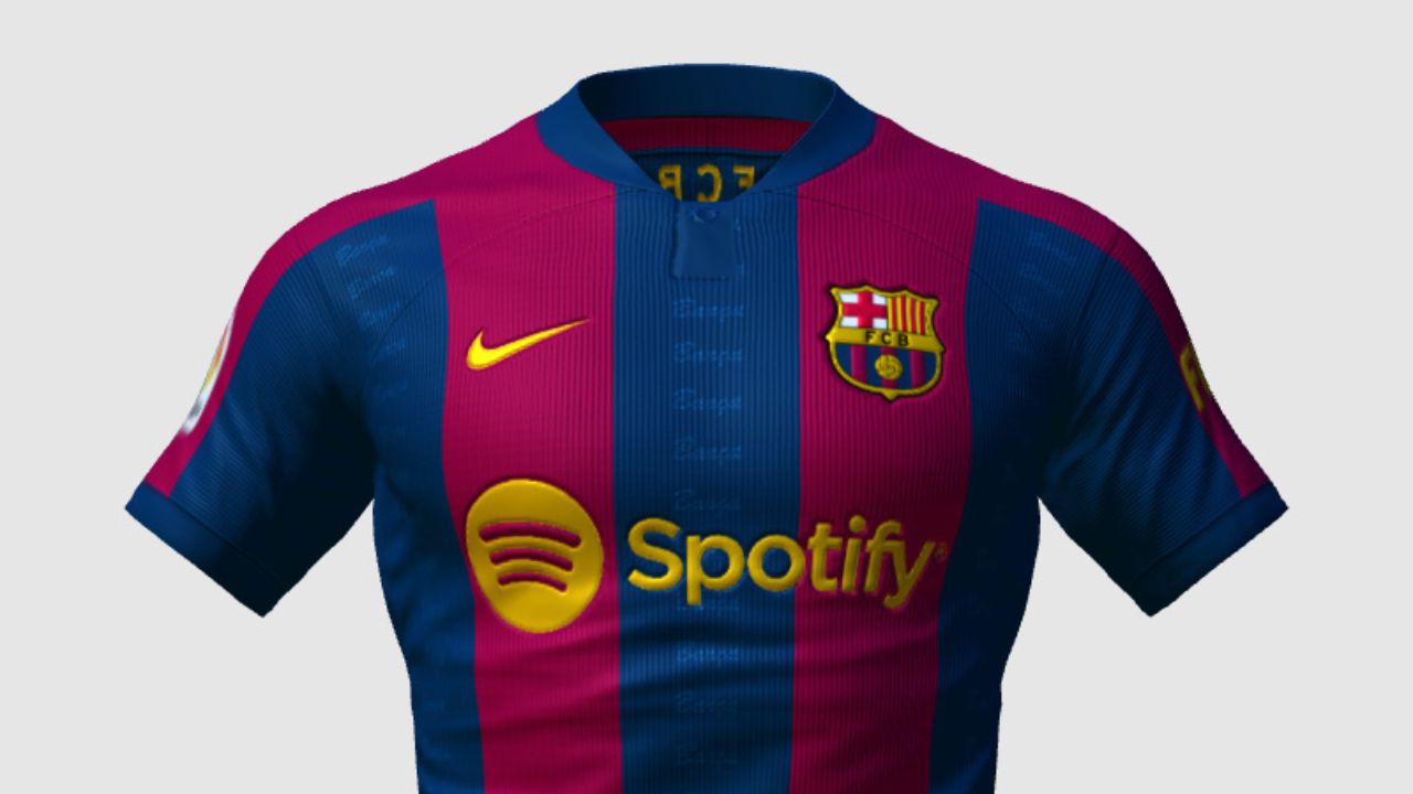 First Look at Possible Barcelona Home And Away Kits For 23/24 Season