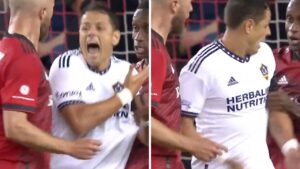 Chicharito took an awful dive against Toronto FC