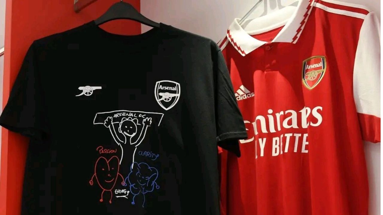 The Mikel Arteta Inspired Tshirt Selling Like Hot Cakes on Arsenal Store