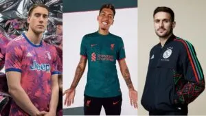 Nike Unveils Exotic Ajax, Liverpool And Juventus Third Kit Range For 2223 Season