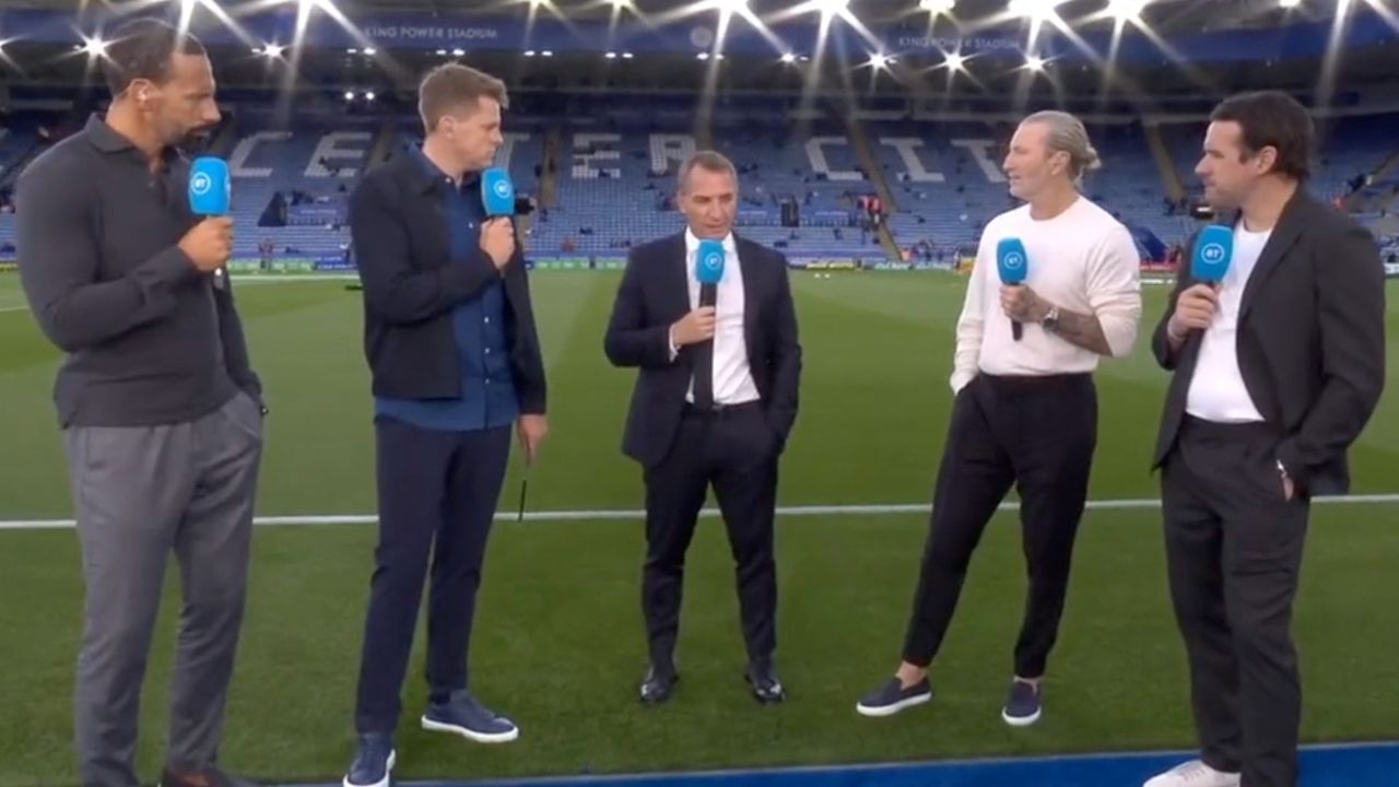 The Height Mismatch Fans Couldn’t Ignore When Brendan Rodgers Stood Besides BT Panel