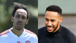 Aubameyang’s hairline looks a lot better now