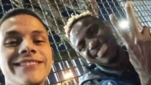 How Victor Osimhen Saved The Day After An AS Roma Steward Broke Rules To Meet Napoli Star