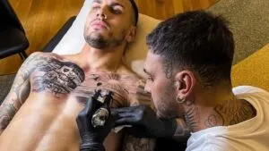 Look Leandro Paredes Gets Boca Juniors Inspired Full Chest Tattoo