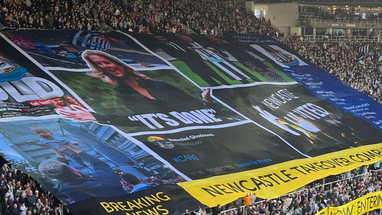 Newcastle Divide Opinion With Tifo Dedicated to Amanda Staveley And Co