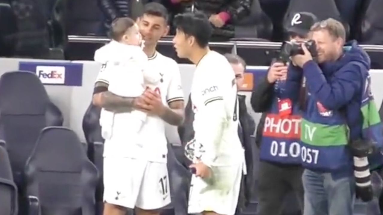 Watch: Son Heung-Min is Back as a Fun Uncle With Cristian Romero’s Son