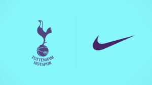 Tottenham and Nike logos