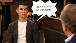 Cristiano Ronaldo Turns Schoolbag Meme Into Reality By Texting Piers Morgan About His Non-Goal Against Uruguay