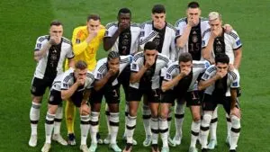 Germany Players Protest Being Silenced By FIFA By Covering Their Mouths