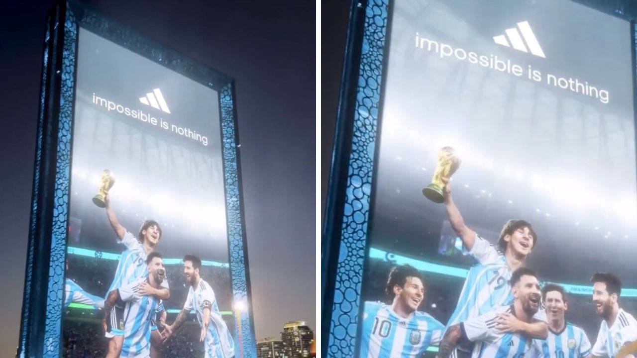 Adidas Put Ginormous Lionel Messi Billboard In Dubai – But There’s A Catch