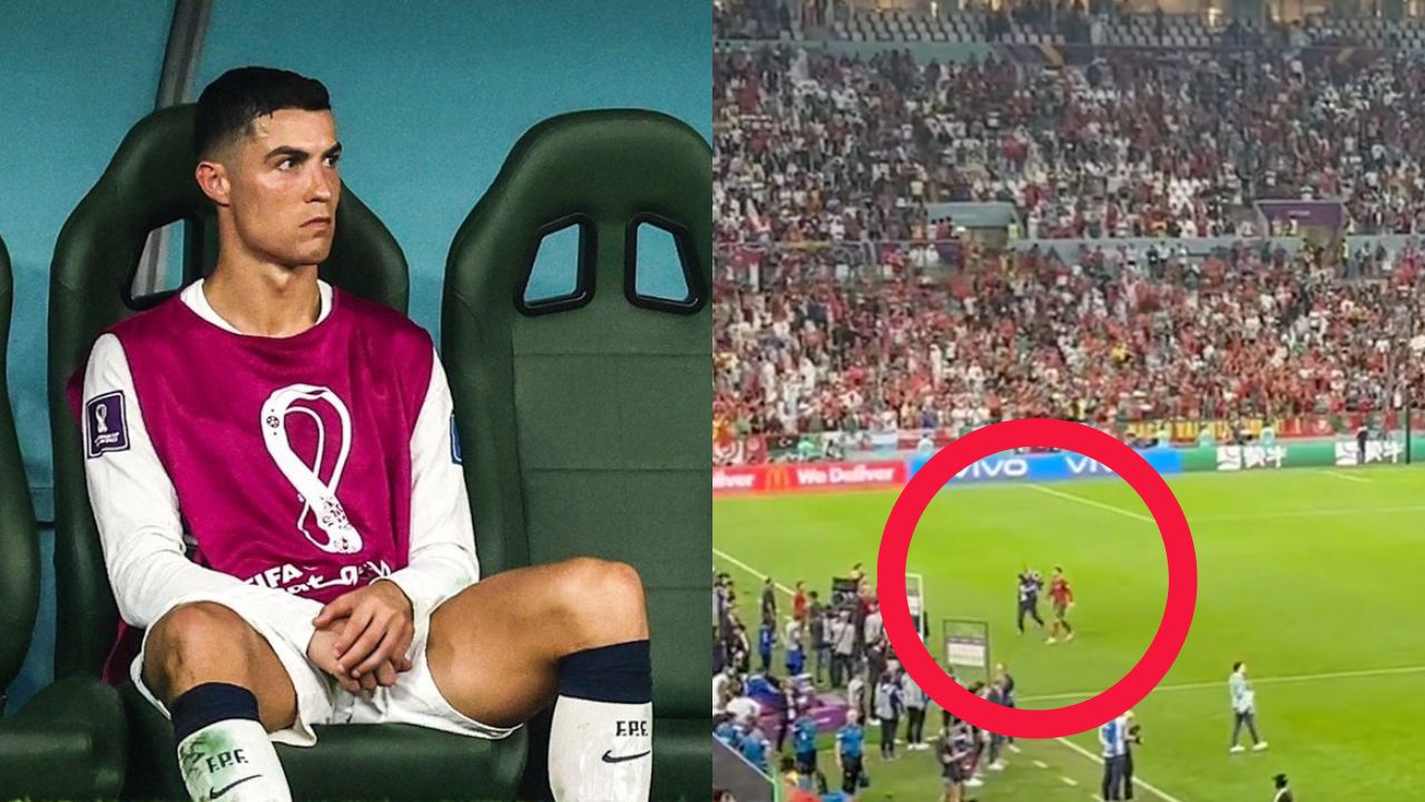 Cristiano Ronaldo Heads Straight Down Tunnel After Most Humbling Day Of His Career
