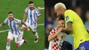Ivan Perisic’s Son Consoles Neymar While Otamendi Shows The Opposite Of Respect