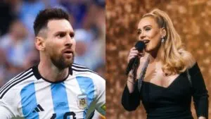 Look Adele Shouts Out Lionel Messi And Argentina At Her Concert